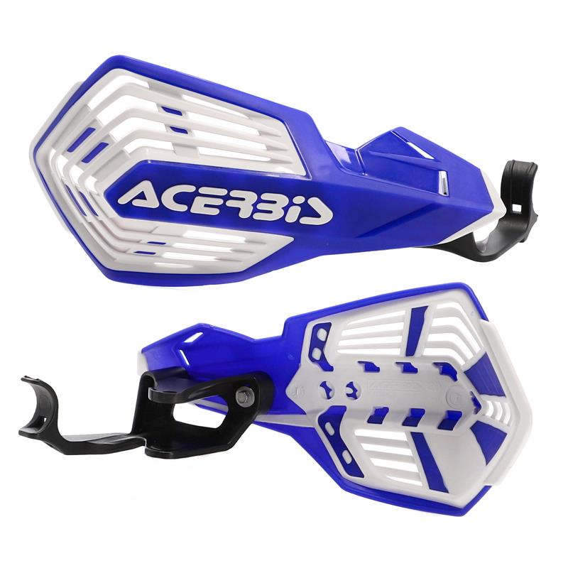 Acerbis K-Future YKS Motocross Handguards Blue White Fantic XXF 450 2021 - 2024